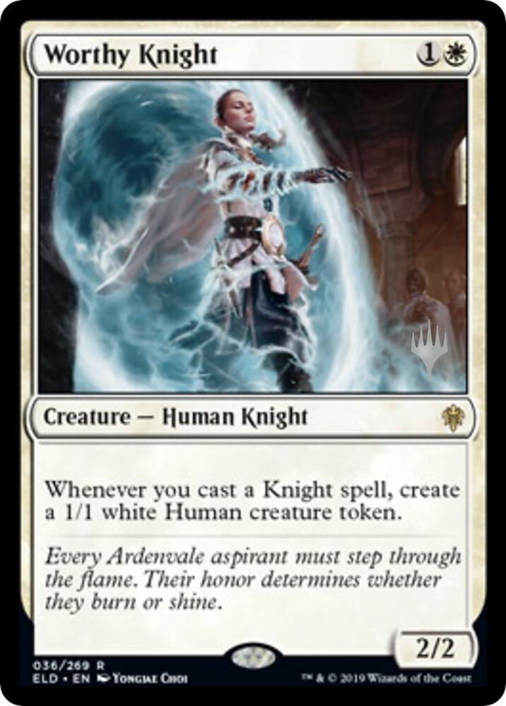 Worthy Knight 36p/152 (Promo Pack: Throne of Eldraine)  | Good Games Modbury