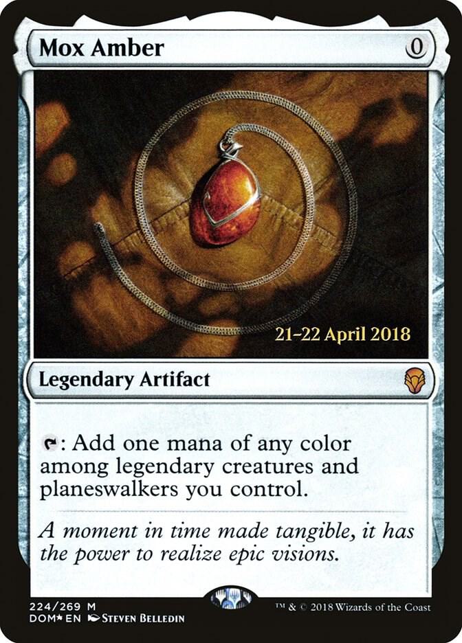 Mox Amber 224s/118 (Prerelease Cards)  - Foil | Good Games Modbury