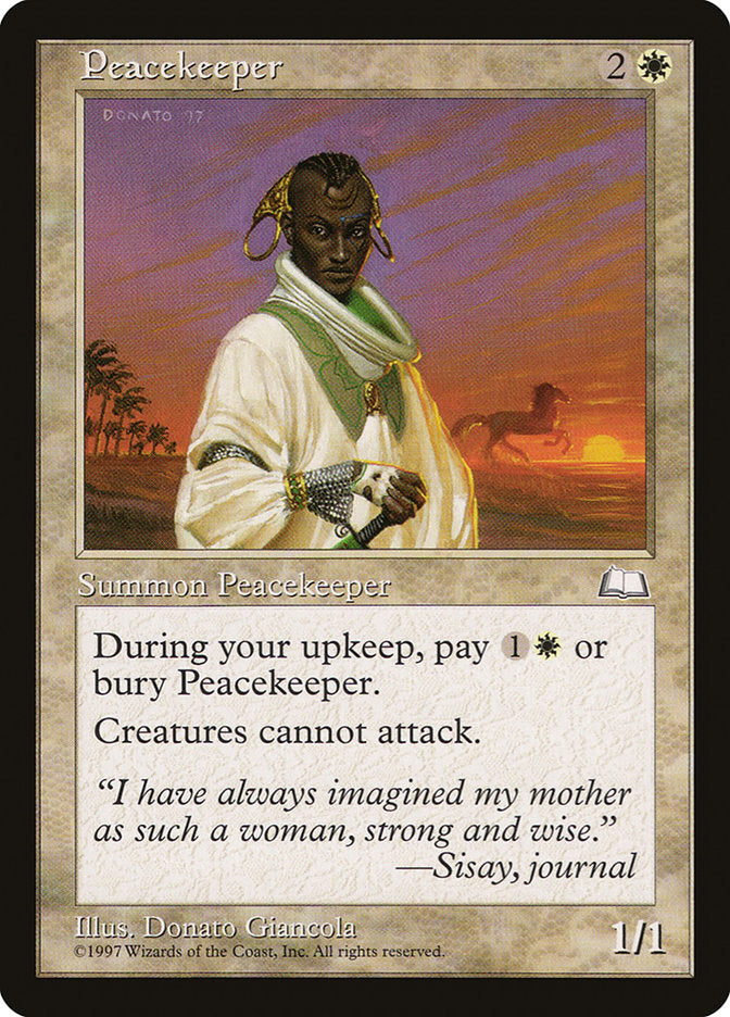 Peacekeeper 22/167 (Weatherlight)  | Good Games Modbury