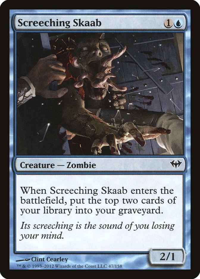 Screeching Skaab 47/158 (Dark Ascension)  - Foil | Good Games Modbury