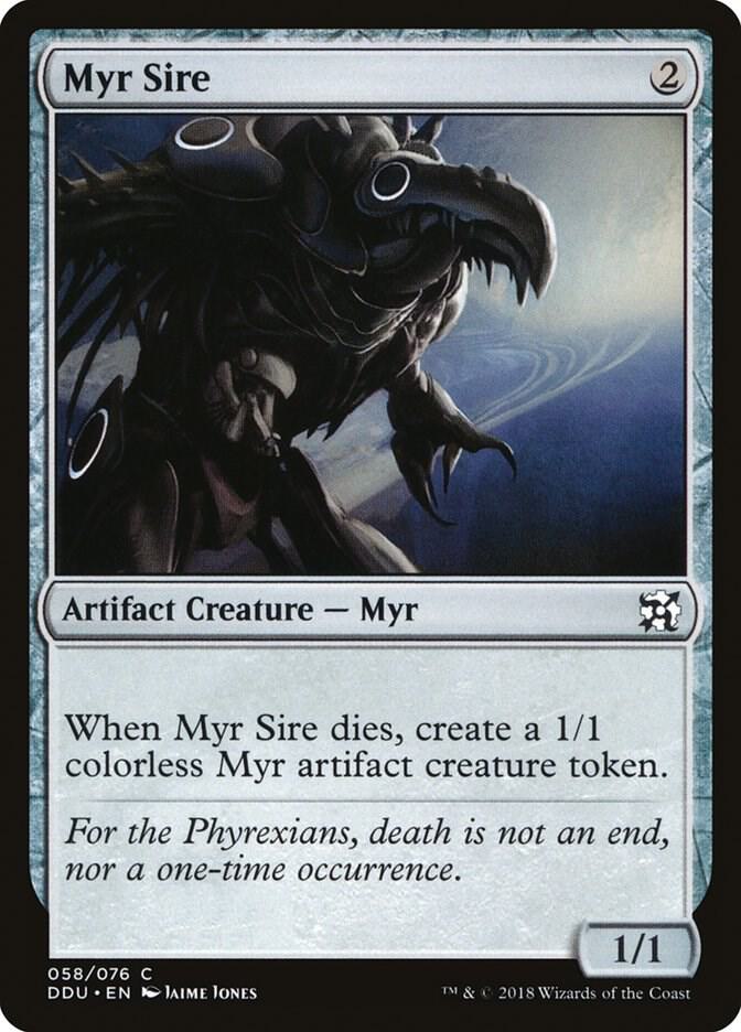 Myr Sire 58/76 (Duel Decks: Elves vs. Inventors)  | Good Games Modbury