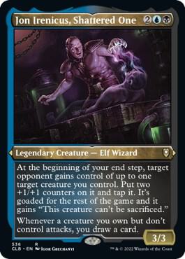 Jon Irenicus Shattered One Foil Etched 536 (Commander Legends: Battle for Baldur's Gate)  - Foil | Good Games Modbury