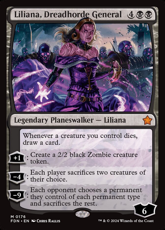 Liliana, Dreadhorde General 176 (Foundations)  | Good Games Modbury