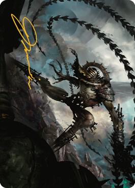 Razorlash Transmogrant Art Card Gold Stamped Signature 17 (Art Series: The Brothers' War)  | Good Games Modbury