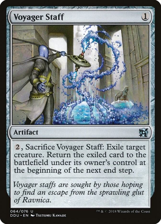 Voyager Staff 64/76 (Duel Decks: Elves vs. Inventors)  | Good Games Modbury