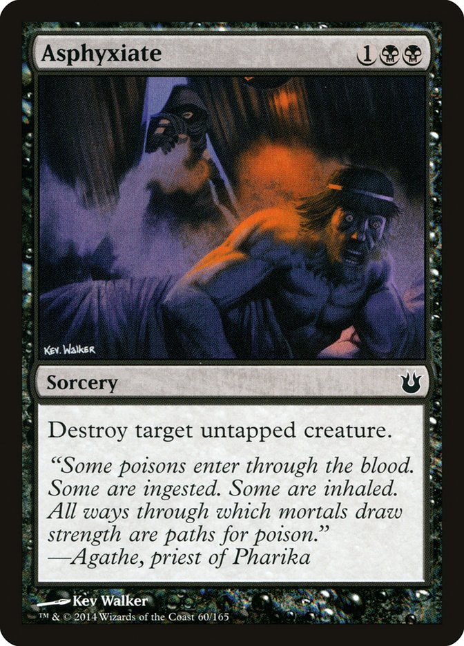 Asphyxiate 60/165 (Born of the Gods)  - Foil | Good Games Modbury