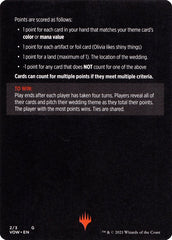 Vampire Wedding Planner (Magic Minigame) [Innistrad: Crimson Vow Minigame] | Good Games Modbury