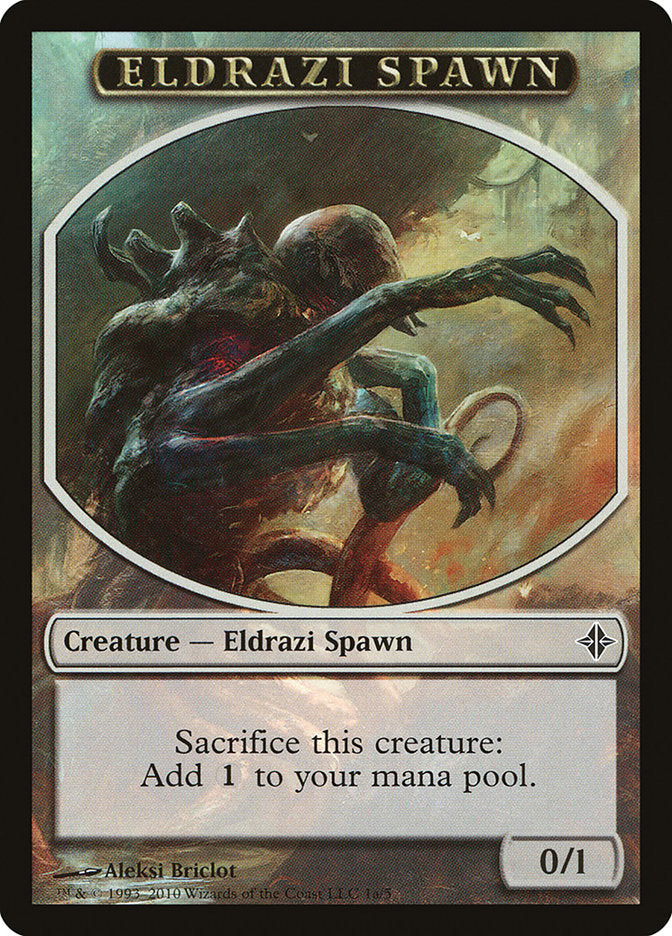 Eldrazi Spawn Token (1a/5) [Rise of the Eldrazi Tokens] | Good Games Modbury