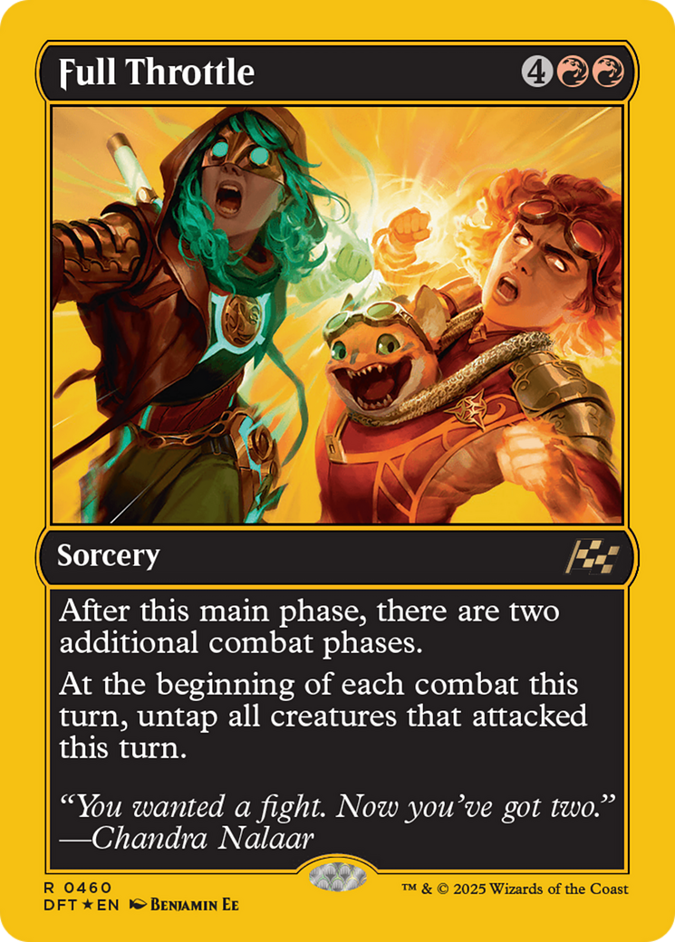 Full Throttle (First-Place Foil) [Aetherdrift] | Good Games Modbury