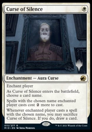 Curse of Silence (Promo Pack) [Innistrad: Midnight Hunt Promos] | Good Games Modbury