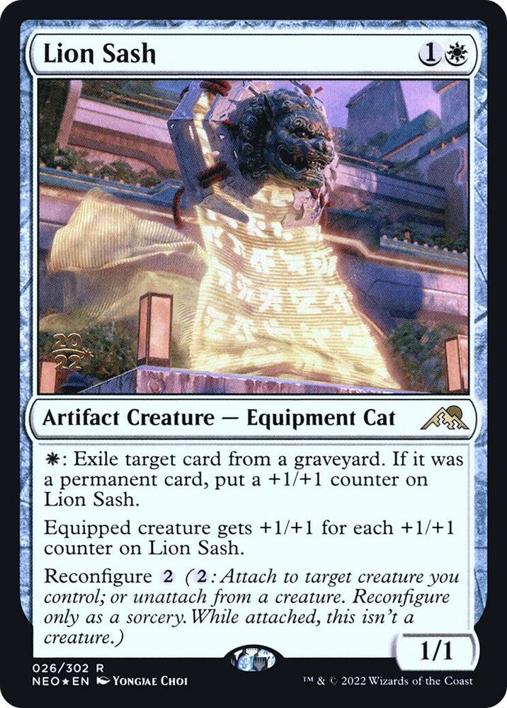 Lion Sash 26s/157 (Prerelease Cards)  - Foil | Good Games Modbury