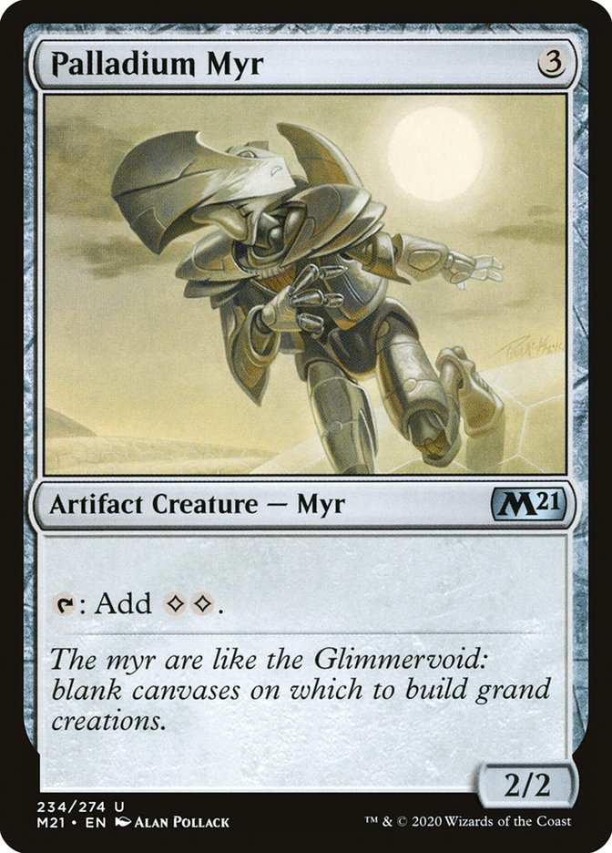 Palladium Myr [Core Set 2021] | Good Games Modbury
