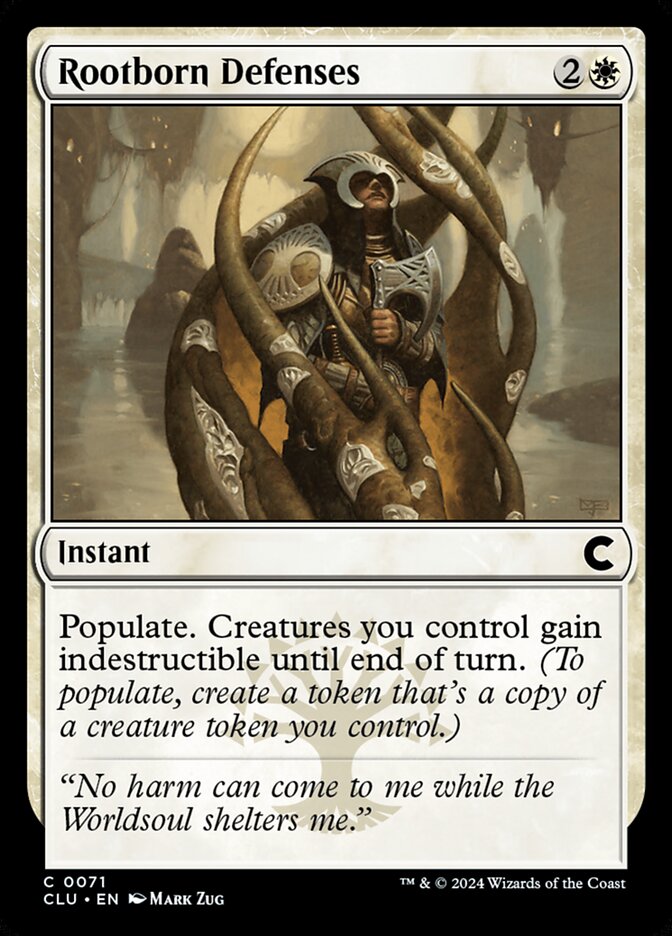 Rootborn Defenses 71/284 (Ravnica: Clue Edition)  | Good Games Modbury