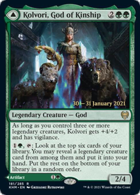 Kolvori God of Kinship 181s/1 (Prerelease Cards)  - Foil | Good Games Modbury