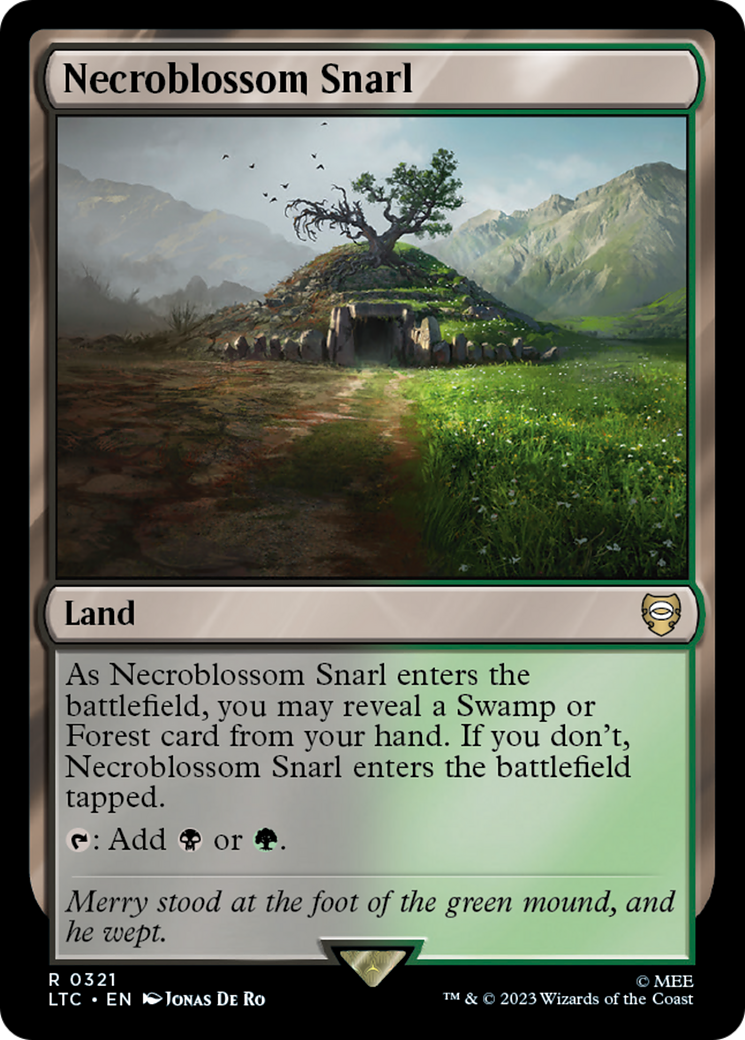 Necroblossom Snarl [The Lord of the Rings: Tales of Middle-Earth Commander] | Good Games Modbury