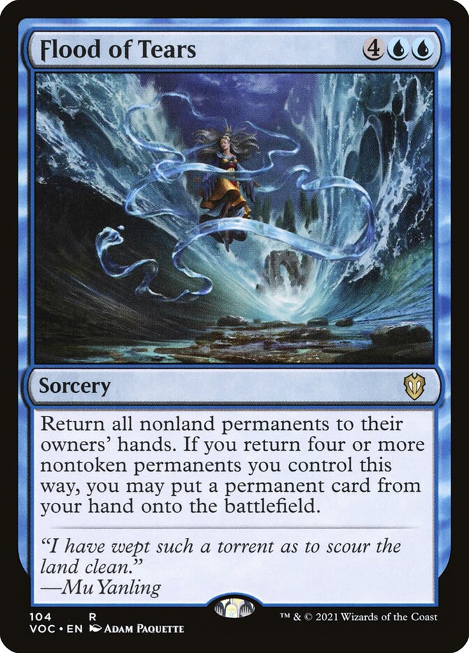 Flood of Tears 104/38 (Commander: Innistrad: Crimson Vow)  | Good Games Modbury