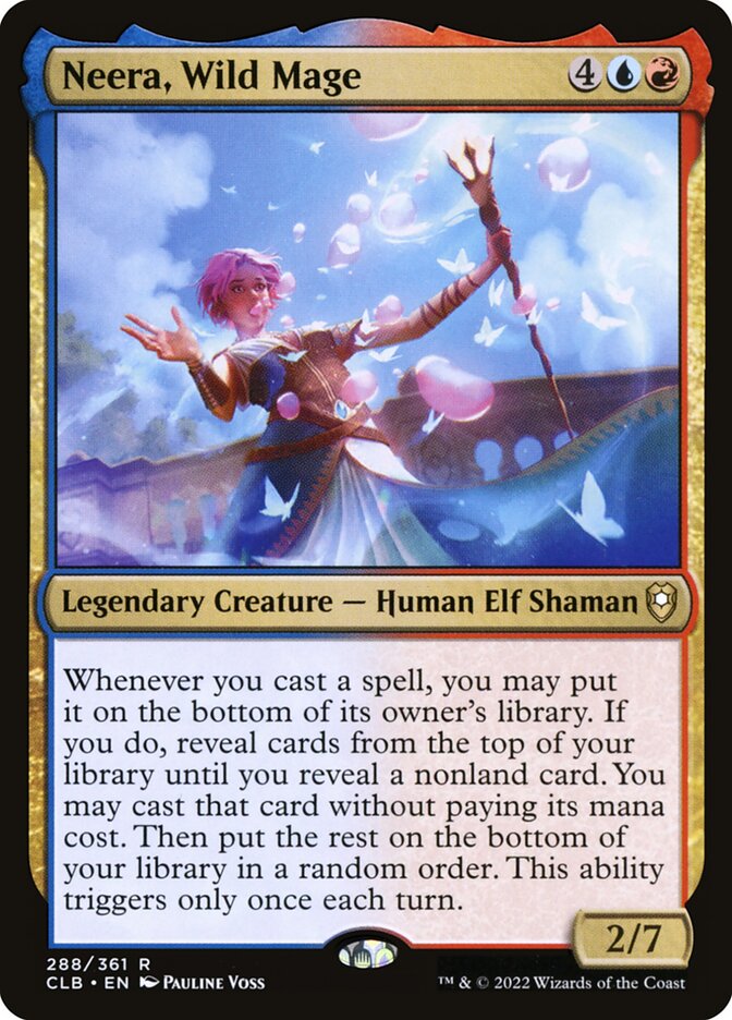 Neera, Wild Mage 288/361 (Commander Legends: Battle for Baldur's Gate)  | Good Games Modbury