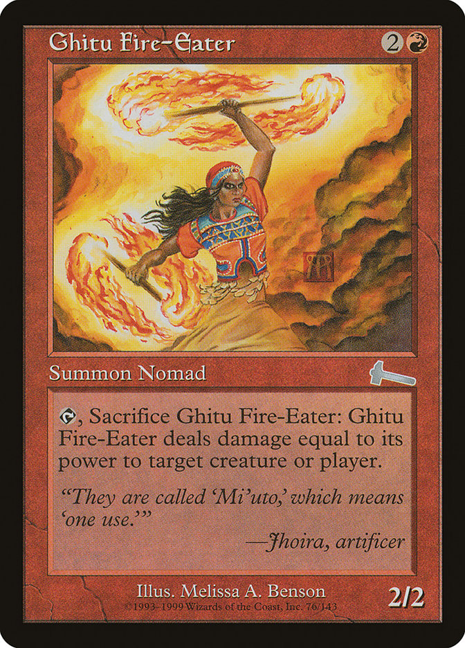 Ghitu Fire-Eater [Urza's Legacy] | Good Games Modbury