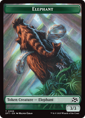 Insect // Elephant Double-Sided Token [Aetherdrift Tokens] | Good Games Modbury