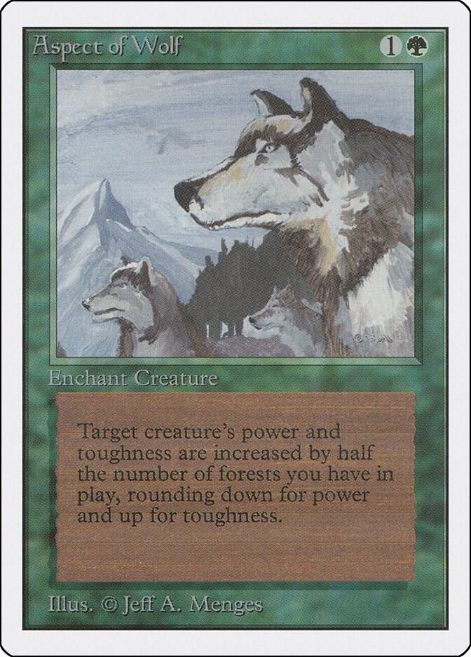 Aspect of Wolf 185/302 (Unlimited Edition)  | Good Games Modbury