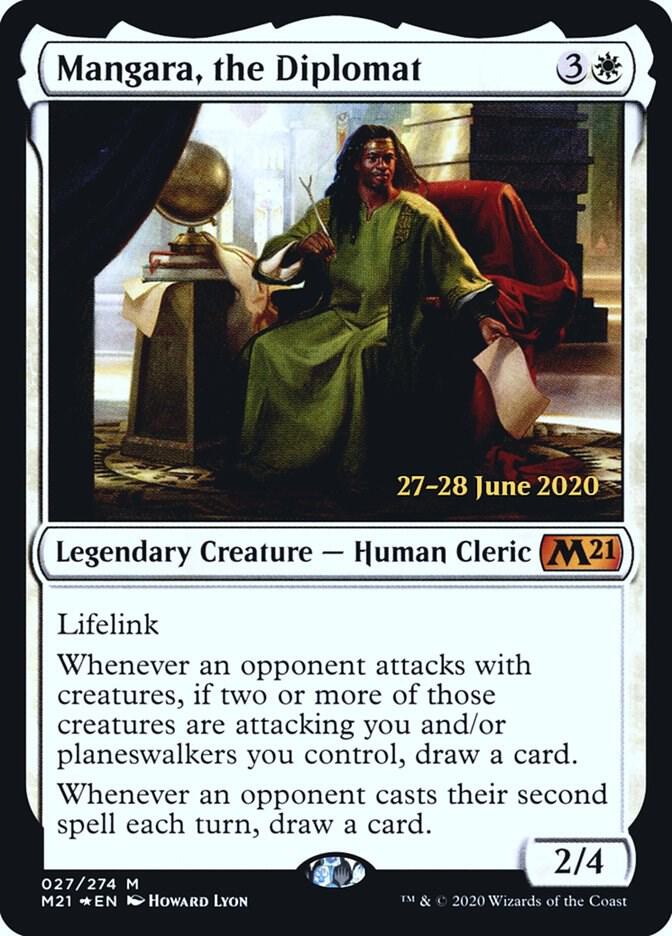Mangara the Diplomat 27s/137 (Prerelease Cards)  - Foil | Good Games Modbury