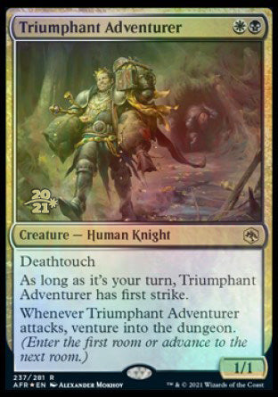 Triumphant Adventurer [Dungeons & Dragons: Adventures in the Forgotten Realms Prerelease Promos] | Good Games Modbury