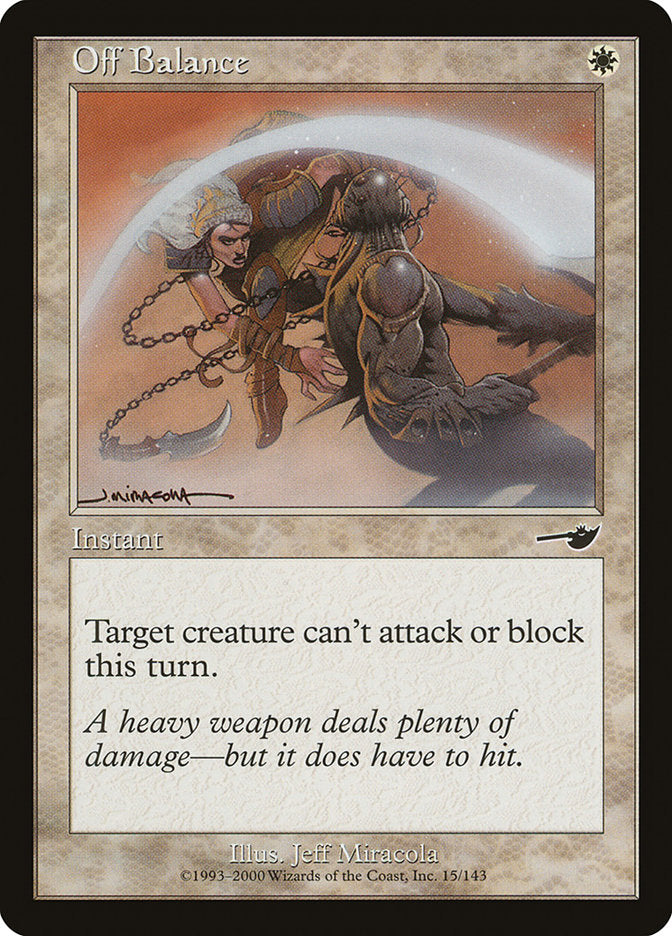 Off Balance 15/143 (Nemesis)  - Foil | Good Games Modbury