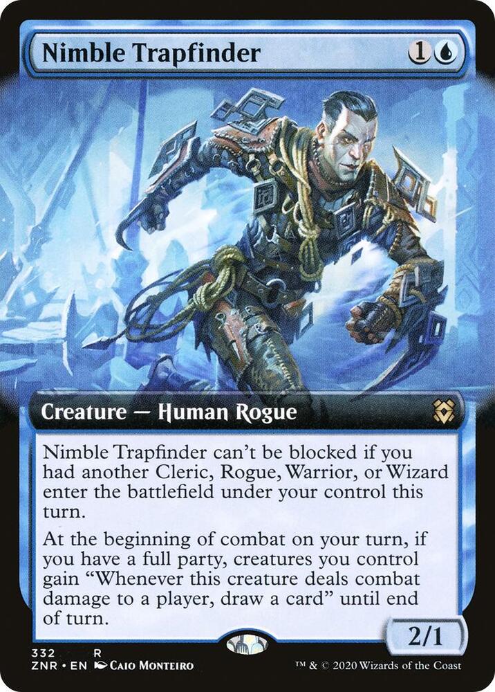Nimble Trapfinder 332/280 (Zendikar Rising)  - Extended Art Foil | Good Games Modbury