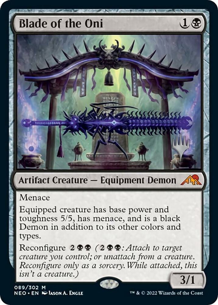 Blade of the Oni 89 (Promo Pack: Kamigawa: Neon Dynasty)  - Foil | Good Games Modbury