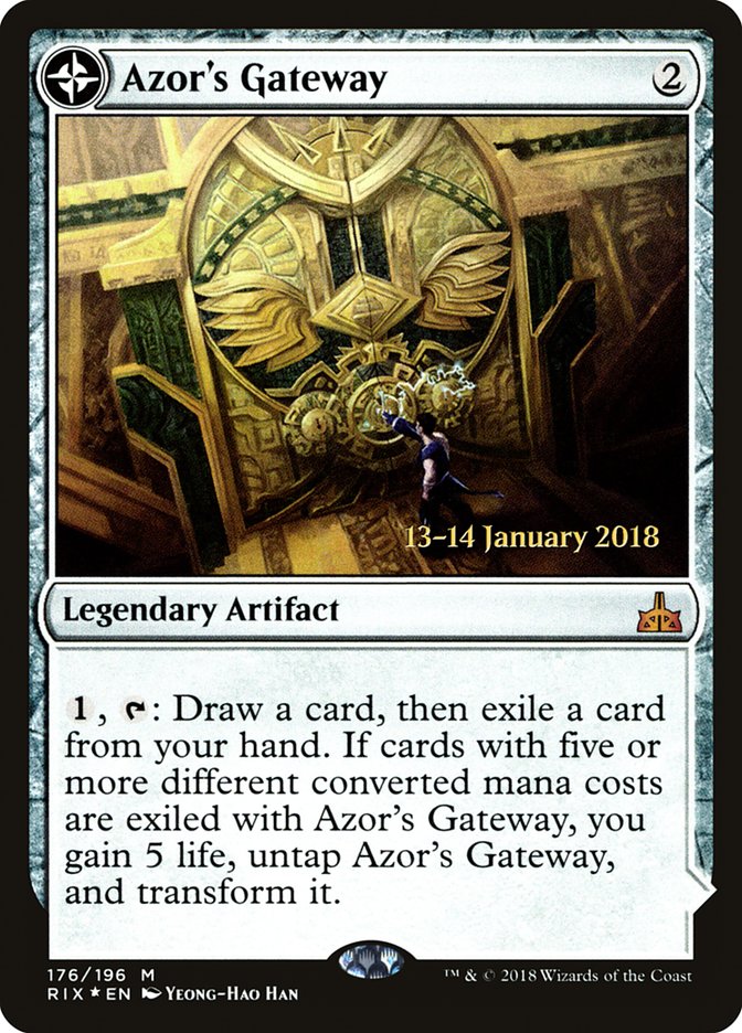 Azor's Gateway // Sanctum of the Sun [Rivals of Ixalan Prerelease Promos] | Good Games Modbury