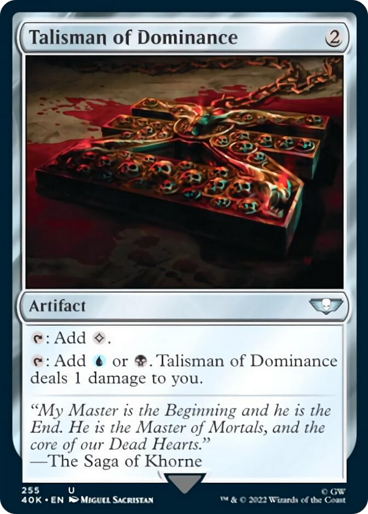 Talisman of Dominance (255) (Surge Foil) [Universes Beyond: Warhammer 40,000] | Good Games Modbury