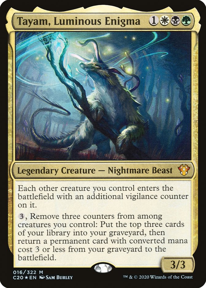 Tayam, Luminous Enigma 16/322 (Commander 2020)  - Foil | Good Games Modbury