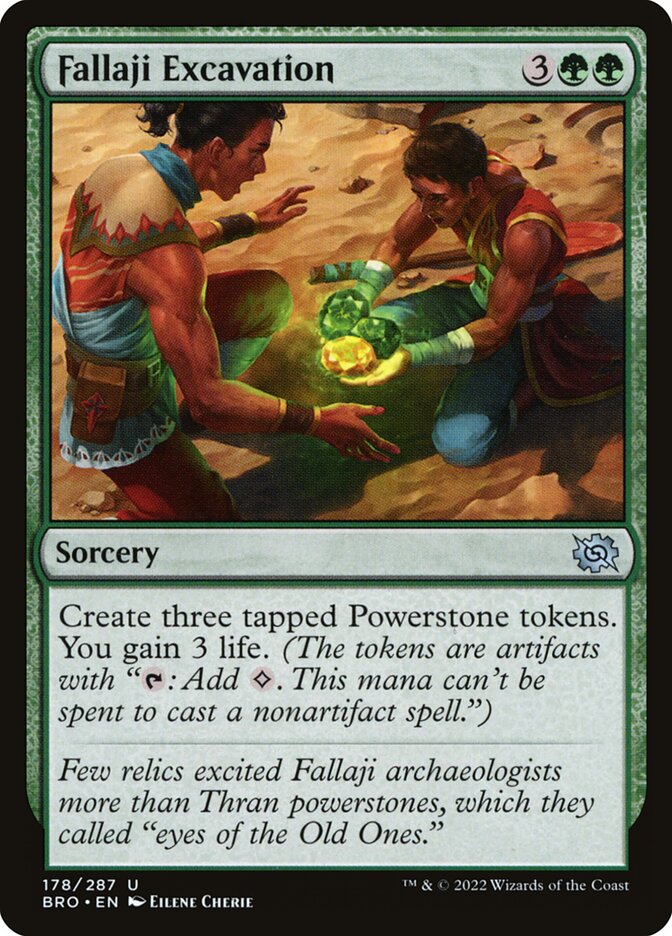 Fallaji Excavation 178/287 (The Brothers' War)  - Foil | Good Games Modbury