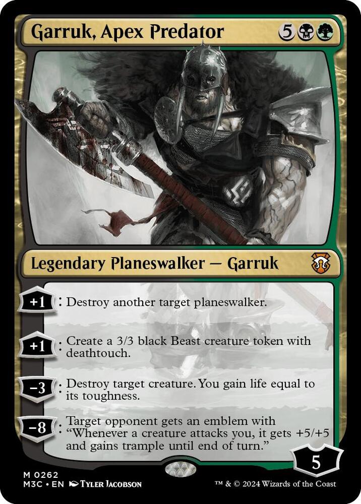 Garruk, Apex Predator 262/411 (Commander: Modern Horizons 3)  - Ripple Foil | Good Games Modbury