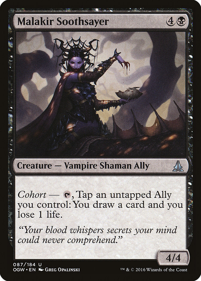 Malakir Soothsayer 87/184 (Oath of the Gatewatch)  | Good Games Modbury