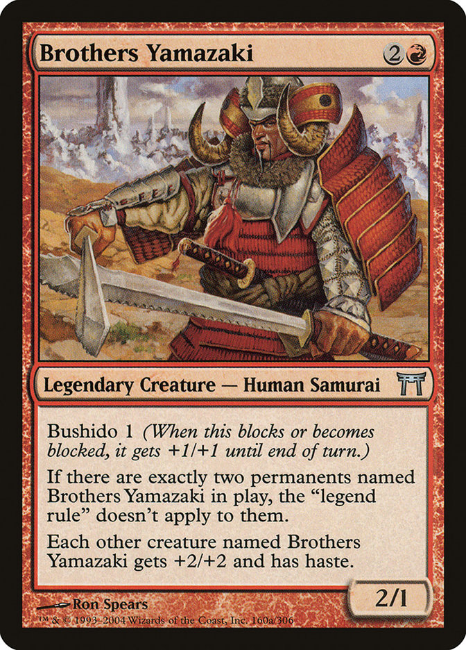 Brothers Yamazaki 160a/306 (Champions of Kamigawa)  | Good Games Modbury