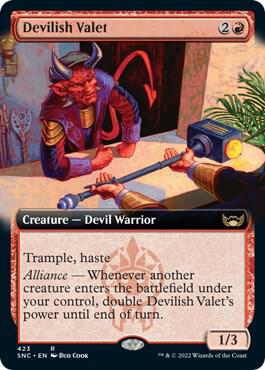 Devilish Valet Extended Art 423/281 (Streets of New Capenna)  | Good Games Modbury