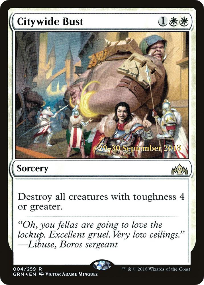 Citywide Bust 4s/84 (Prerelease Cards)  - Foil | Good Games Modbury