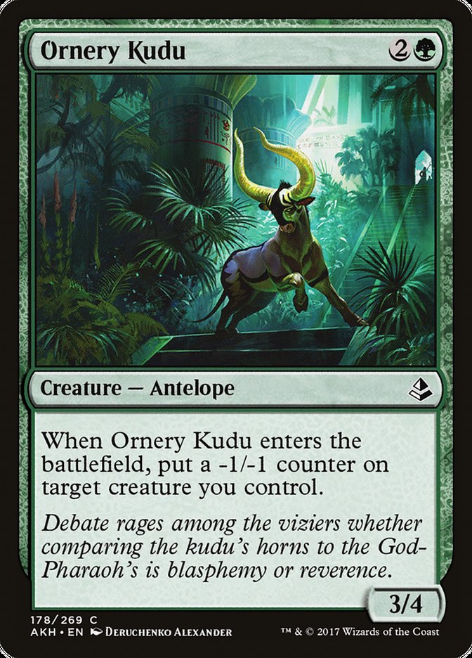 Ornery Kudu [Amonkhet] | Good Games Modbury