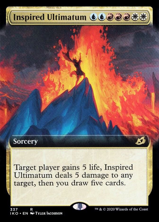 Inspired Ultimatum 337/274 (Ikoria: Lair of Behemoths)  - Extended Art Foil | Good Games Modbury