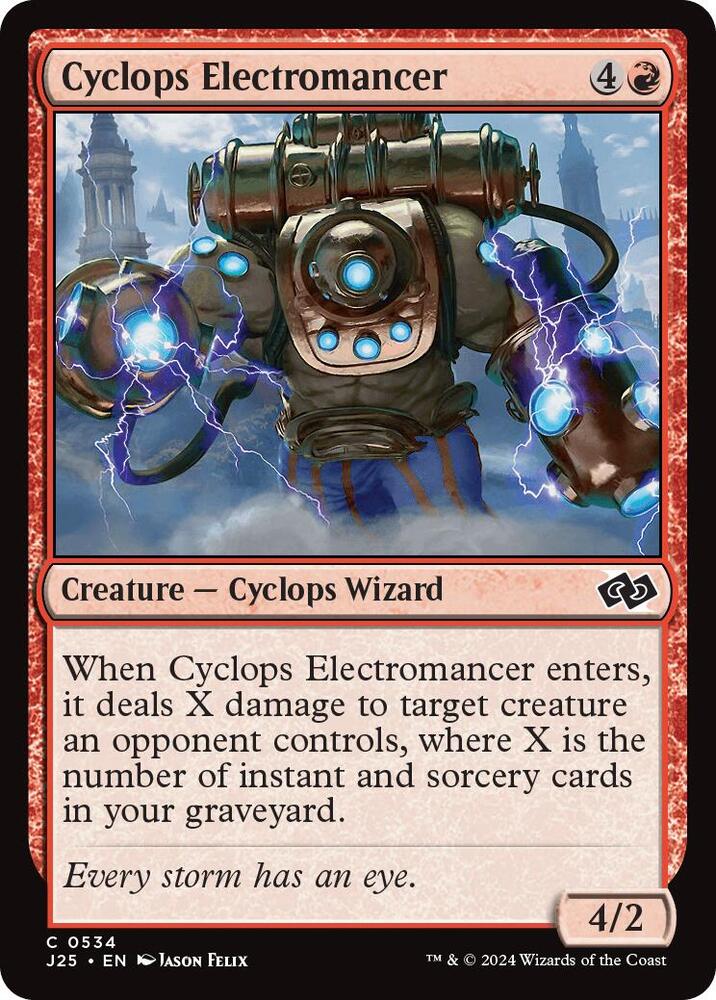 Cyclops Electromancer 534/779 (Foundations Jumpstart)  | Good Games Modbury