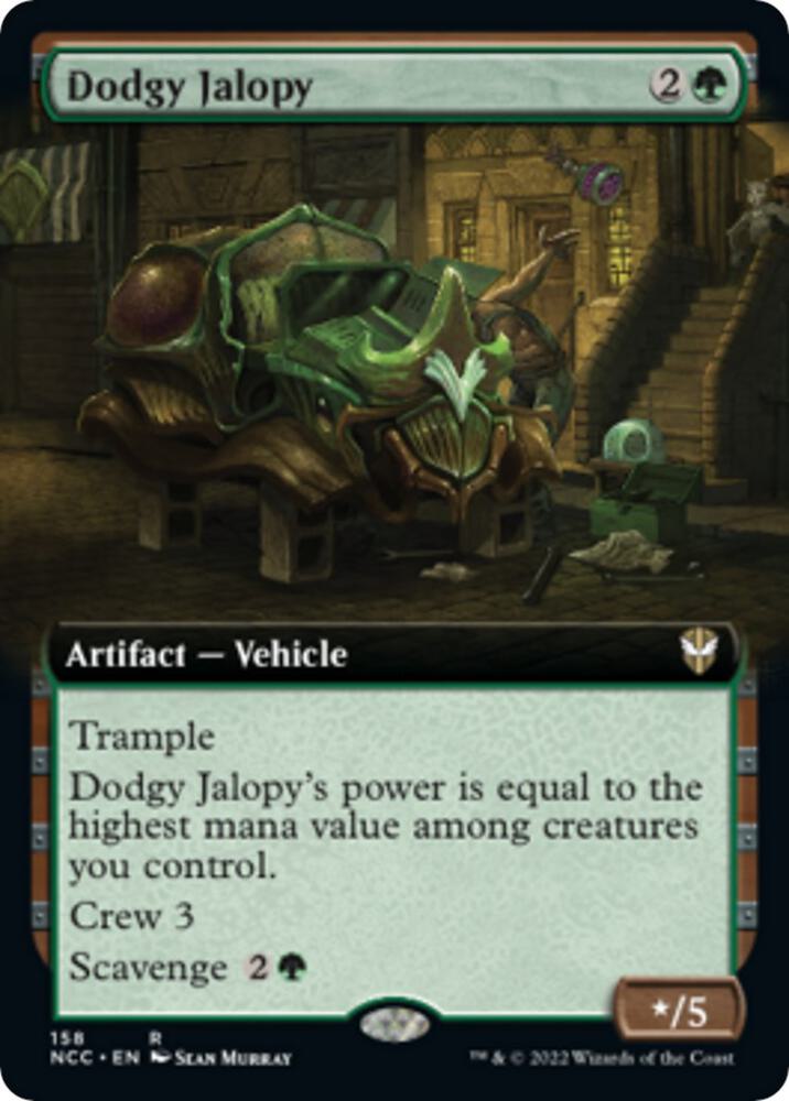 Dodgy Jalopy Extended Art 158/93 (Commander: Streets of New Capenna)  | Good Games Modbury
