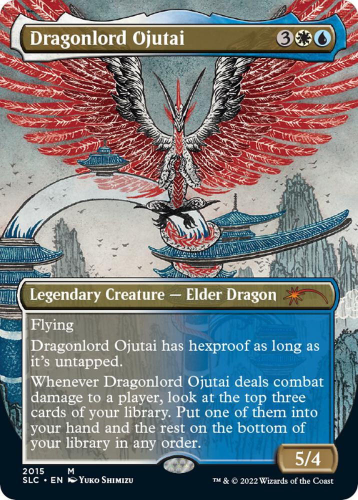 Dragonlord Ojutai 2015/84 (Secret Lair: 30th Anniversary Countdown Kit)  - Borderless | Good Games Modbury