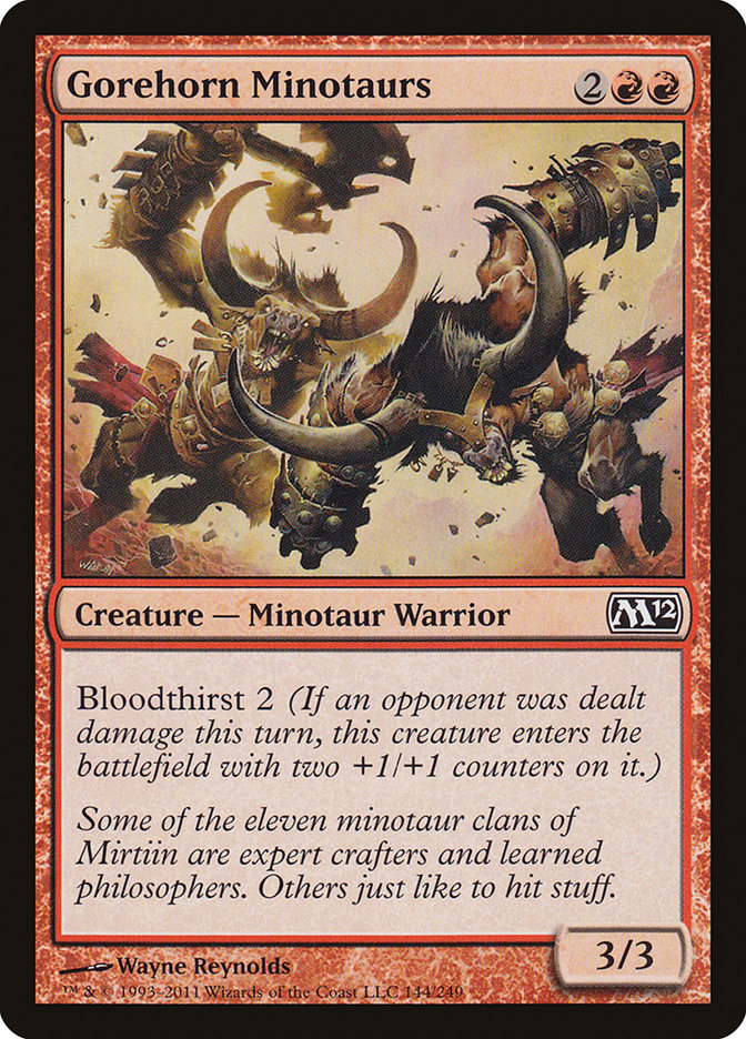 Gorehorn Minotaurs [Magic 2012] | Good Games Modbury