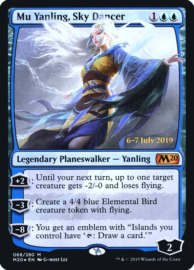 Mu Yanling, Sky Dancer [Core Set 2020 Prerelease Promos] | Good Games Modbury