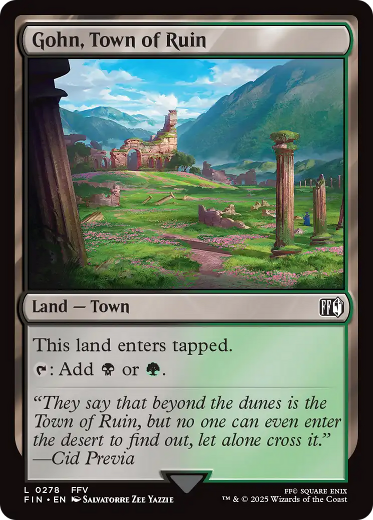 Gohn, Town of Ruin [FINAL FANTASY] | Good Games Modbury