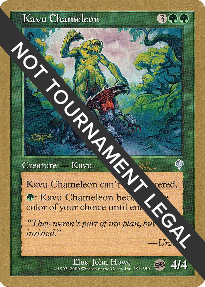 Kavu Chameleon 2001 Jan Tomcani INV SB jt191sb/138 (World Championship Decks)  | Good Games Modbury