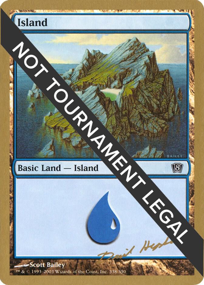 Island 338 2003 Dave Humpherys 8ED dh338/142 (World Championship Decks)  | Good Games Modbury