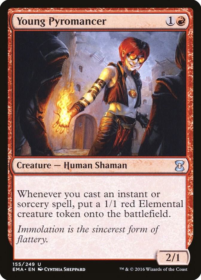 Young Pyromancer 155/249 (Eternal Masters)  - Foil | Good Games Modbury