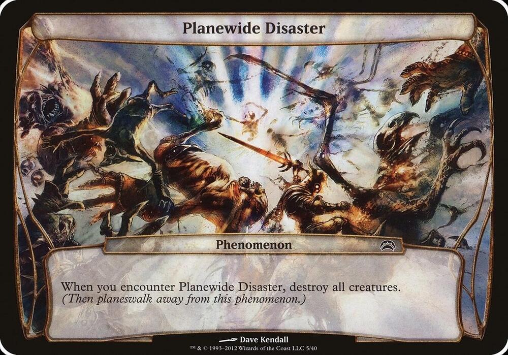 Planewide Disaster Planechase 2012 5/40 (Oversize Cards)  | Good Games Modbury